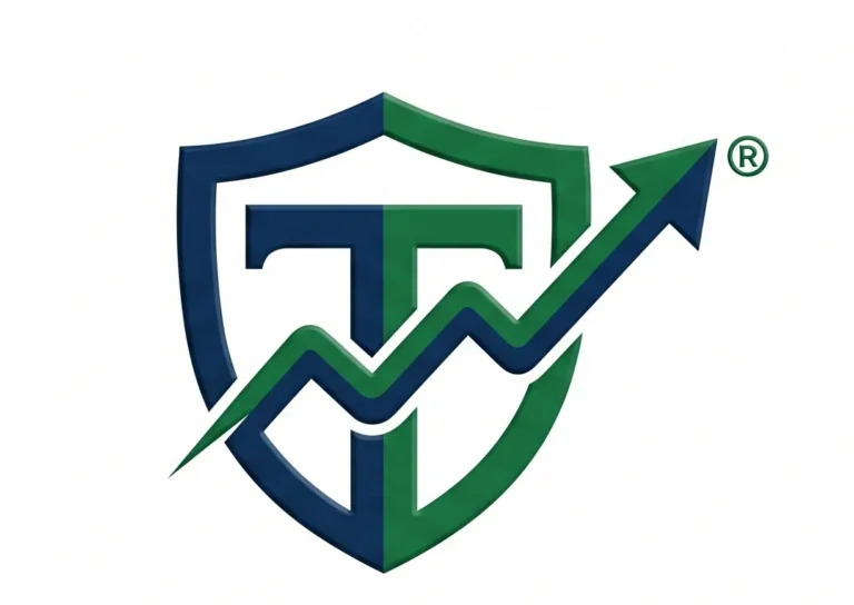 A professional digital interface displaying trademark registration services, pricing options, and a list of required legal documents.